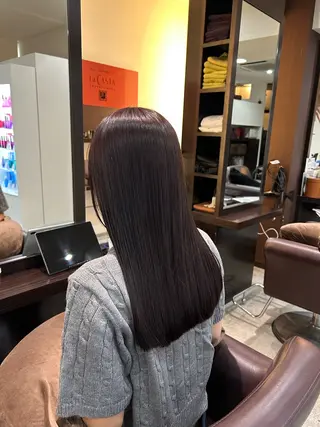 ロング カラー 坂本奈都美 🎀のヘアスタイル