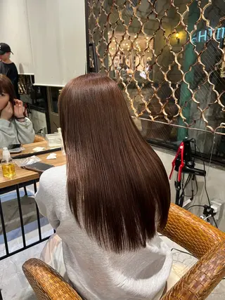 ロング カラー ヘアアレンジ 透明感/艶髪矯正 🪐takushiのヘアスタイル