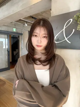 ミディアム Koko . 【高円寺】のヘアスタイル