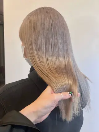 セミロング カラー MIZUHO / ダブルカラー髪質改善のヘアスタイル