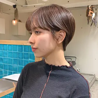 ショート カラー パーマ スパイキーショート/ メンズヘア/hugeのヘアスタイル