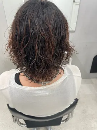 パーマ メンズ メンズ/シャドウ/ 波巻き/kyogoのヘアスタイル