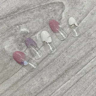 ネイル ⭐︎休業中の練習⭐︎ JNA認定講師髙橋のネイルデザイン