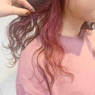 ロング カラー パーマ ヘアアレンジ 髪質改善🫧ベージュ 椙山 響のヘアスタイル