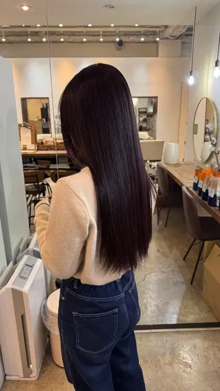 ロング カラー ブリーチ無しダブル カラー特化/🫧中村のヘアスタイル