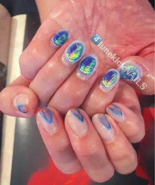 ネイル 4tunekick NAILS(フォーチュンキックネイルズ)所属・光森 淳子のネイルデザイン