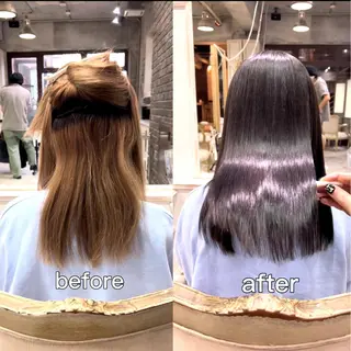 セミロング カラー Siesta所属・📣髪質改善縮毛矯正 特化美容師｜庭田📣のヘアスタイル