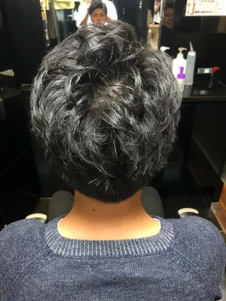 ショート パーマ メンズ 【店長】福田 健人のヘアスタイル