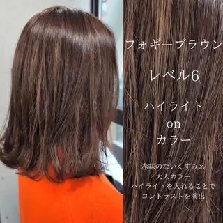 セミロング カラー Endearing所属・❇️安達 優心❇️ 髪質改善/艶髪特化のヘアスタイル
