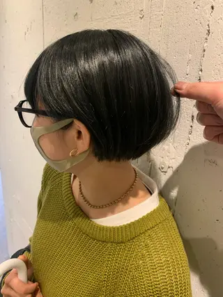 ショート カラー Fuuu《フゥ》所属・シノザキ シンゴのヘアスタイル