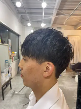 ショート メンズ 尾野 雅斗のヘアスタイル