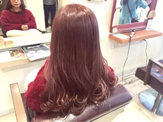 セミロング ロング カラー メンズ指名多数!! SiLO 田島のヘアスタイル