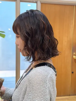 ショート パーマ 大橋 芽衣のヘアスタイル