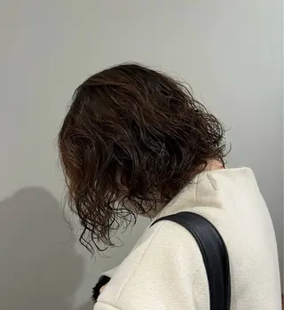 ショート パーマ AMNESIA三軒茶屋所属・おがわ ともひさのヘアスタイル