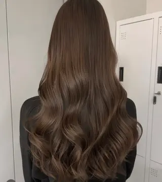 セミロング 新宿美容室/縮毛矯正 髪質改善/有馬桃子のヘアスタイル