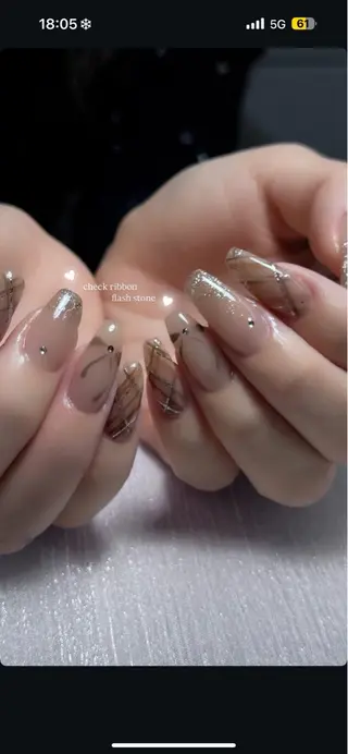 ネイル GRANDE大須 Cecil💜のネイルデザイン