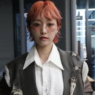 ショート カラー ハイトーン/複雑履歴 名古屋/FUTOのヘアスタイル