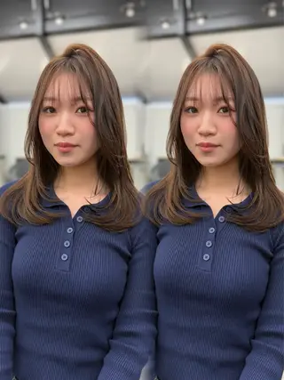 セミロング カラー Sea Shinjuku所属・海外レイヤー /新宿/TERUのヘアスタイル