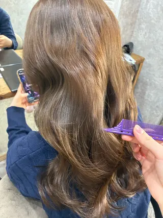 ロング カラー naf NENEのヘアスタイル