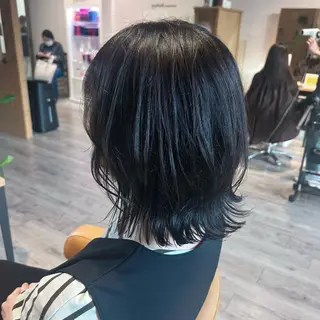 ミディアム 髪質改善 🫧‪しろがねのヘアスタイル