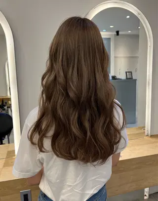 ロング カラー 渋谷で叶う美髪❤ ◎NATSUKI🤍のヘアスタイル