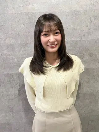 ミディアム カラー Grow by NYNY 坂本 理輝のヘアスタイル