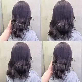 ミディアム カラー カジュアルを女っぽく 𝗮𝘆𝗮𝗰𝗼のヘアスタイル