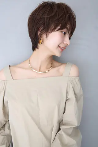 ショート パーマ 代表　土屋ヒロユキ ショートカットのヘアスタイル