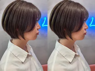 ショート カラー 池袋センターパート No.1 裕大のヘアスタイル