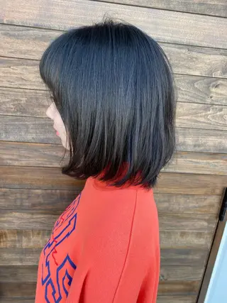 ミディアム 大内 郁のヘアスタイル