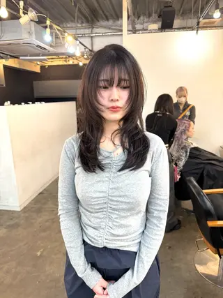 ロング 🪡韓国レイヤー /髪質改善/菊池🪡のヘアスタイル