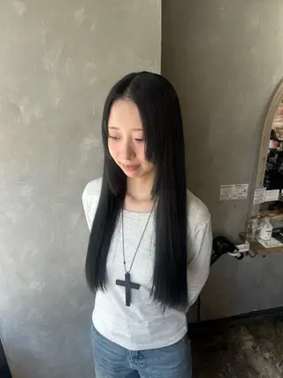 ロング カラー riho🎀 / 梅田美容室のヘアスタイル