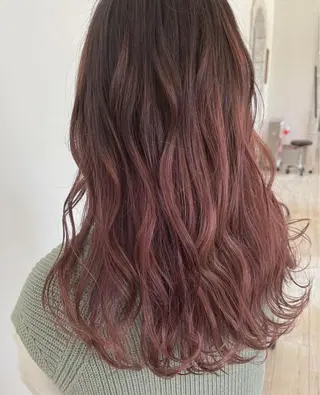 ロング カラー Agu hair time所属・time_ メラニーのヘアスタイル