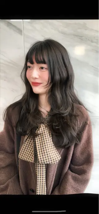 ロング カラー Pocket仙台 💚モエリのヘアスタイル
