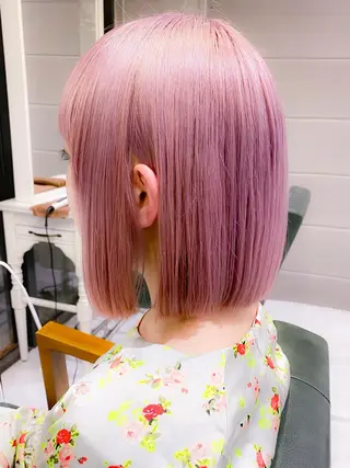 ショート カラー ヘアアレンジ モテ髪透明感❤️ デイズヘアカラーのヘアスタイル