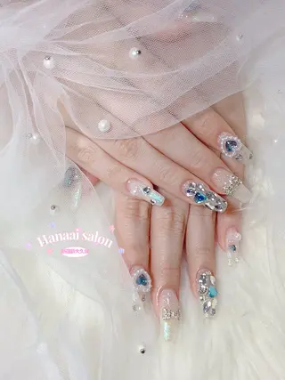 セミロング Hanaai Salon新大久保店のネイルデザイン