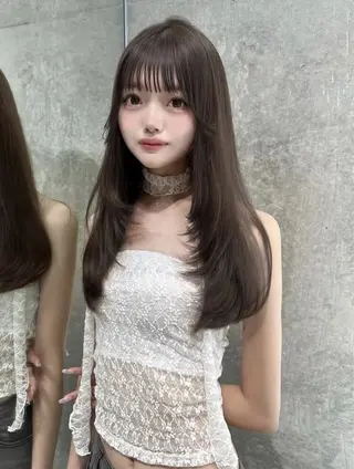 ロング カラー Zina 梅田店 レイヤー/Miyuのヘアスタイル