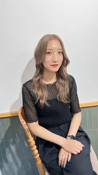 ロング カラー レイヤー/透明感 カラー🌿KANTAのヘアスタイル