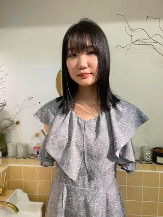 カラー sakura🌸 レイヤー/韓国ヘアのヘアスタイル