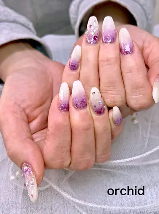 ネイル orchid ♡オーキッドのネイルデザイン