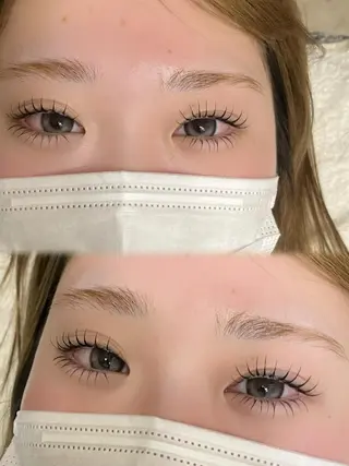 マツエク・マツパ F room UMEDAのマツエク・マツパデザイン