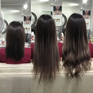 ミディアム 韓国カラーエクステ 👑代表渡部雅己👑のヘアスタイル