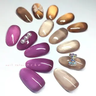 ネイル さくらや❤ パラジェル使用のネイルデザイン