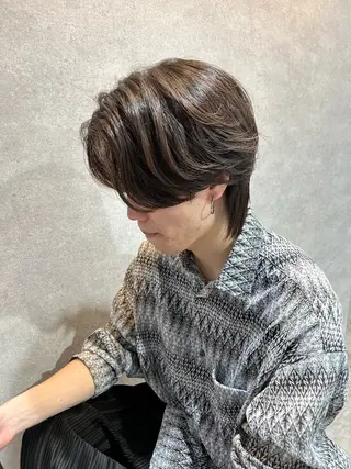 ミディアム パーマ メンズ 🐺森 雄飛/メンズ 韓国ヘアのヘアスタイル