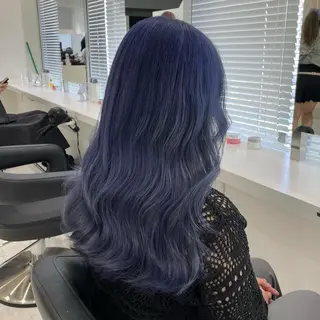 ロング カラー ブリーチなし透明感 ×縮毛矯正🤍ユウのヘアスタイル