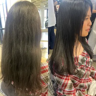 ロング 大迫 江梨のヘアスタイル