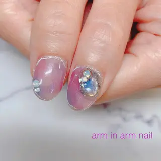 ネイル arm in arm ︎✿Yamamotoのマツエク・マツパデザイン