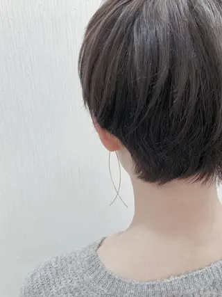 ショート カラー 🌿nudeカラー/ レイヤー/藤原🌿のヘアスタイル