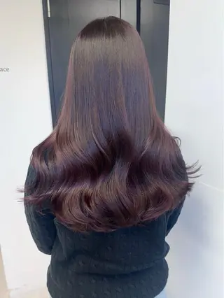 ロング カラー 透明感ある血色感 カラー💞sariaのヘアスタイル