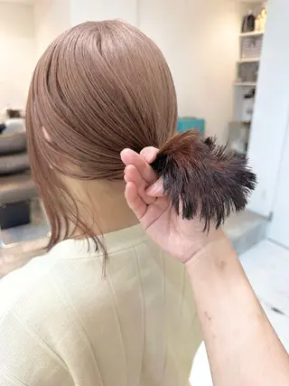 ミディアム カラー kai .のヘアスタイル